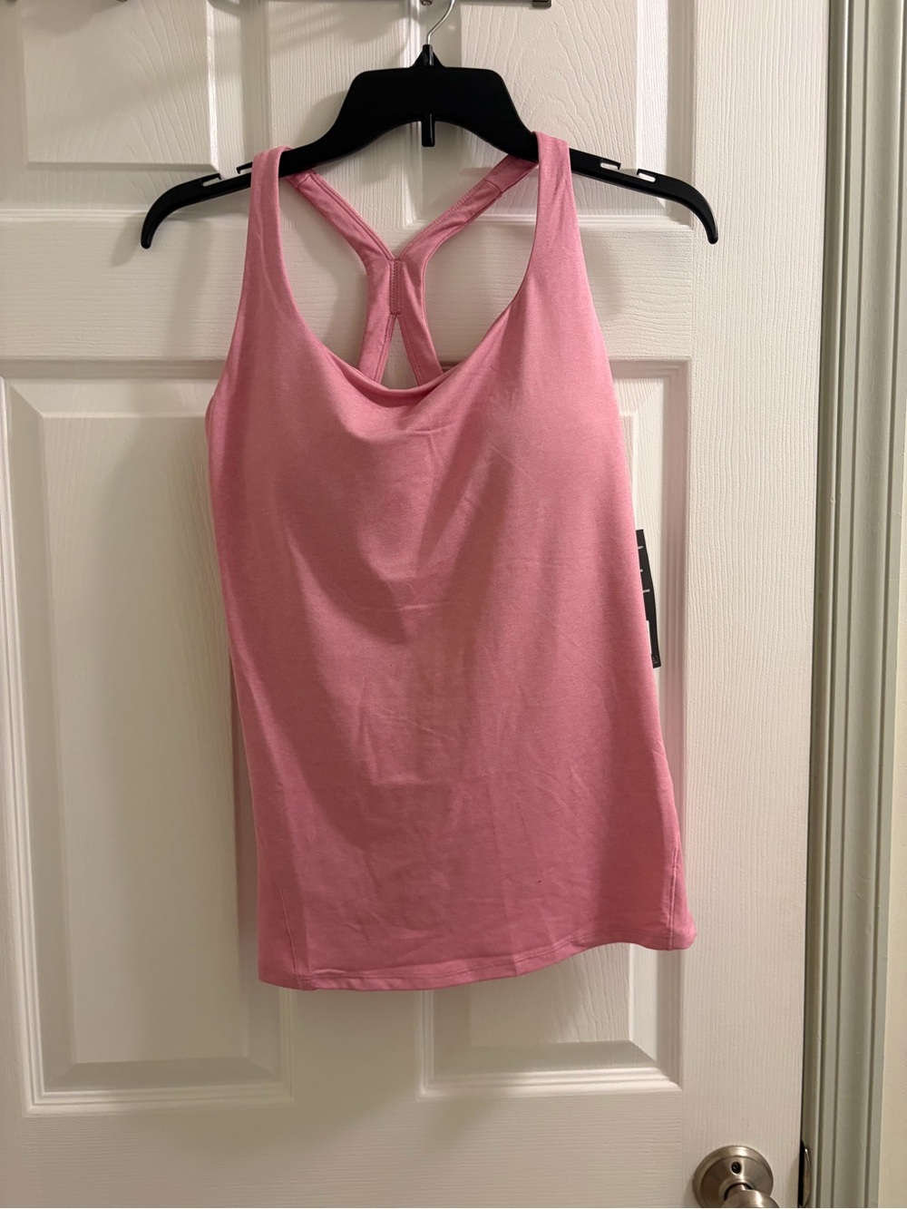 Women's Pink Racerback Tank Top - Lightweight Activewear